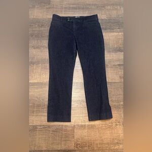 Anthropologie Women's The Essential Slim Straight Leg Dark Blue Rinse Size 10